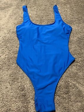 No Boundaries Cobalt Blue Women One Piece Swimsuit Size Large (12-14)
